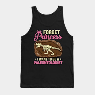 Paleontology Future Paleontologist Girl Woman Paleontologist Geologist Tank Top